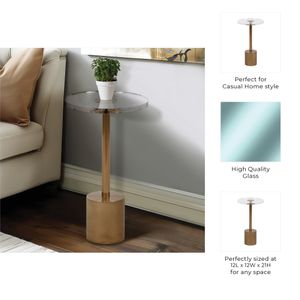 HOLLISOAK CLEAR TABLE 21 (IN) 9