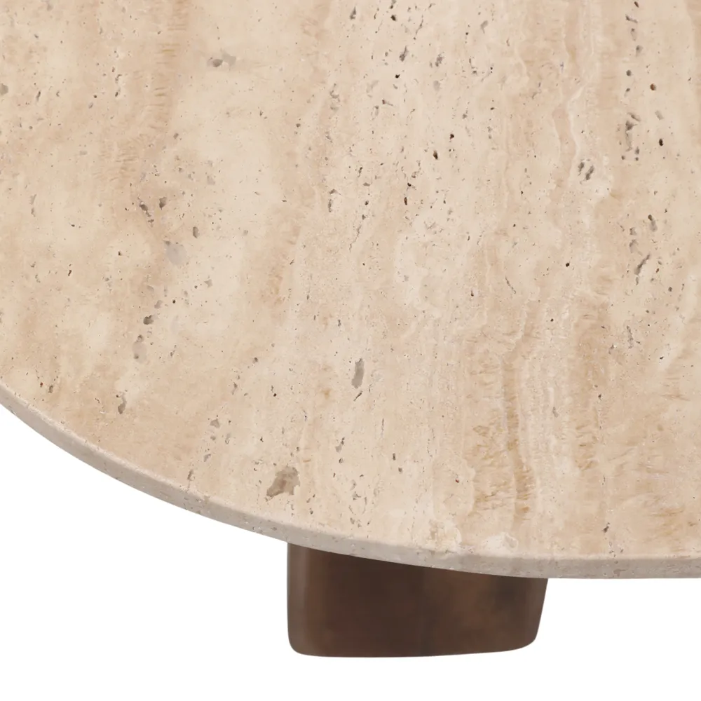 GRANTHAMVALE TAN COFFEE TABLE 16 (IN)