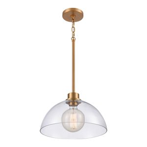 Julian 14'' Wide 1-Light Pendant - Brushed Gold 3