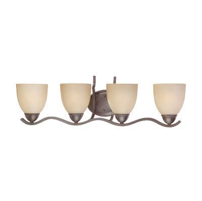 Triton 29'' Wide 4-Light Wall Lamp - Sable Bronze
