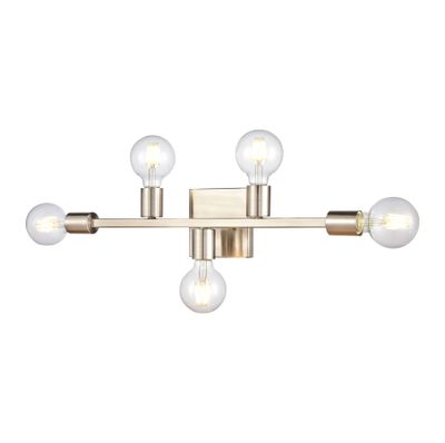 Attune 22″ Wide 5-Light Vanity Light - Satin Nickel