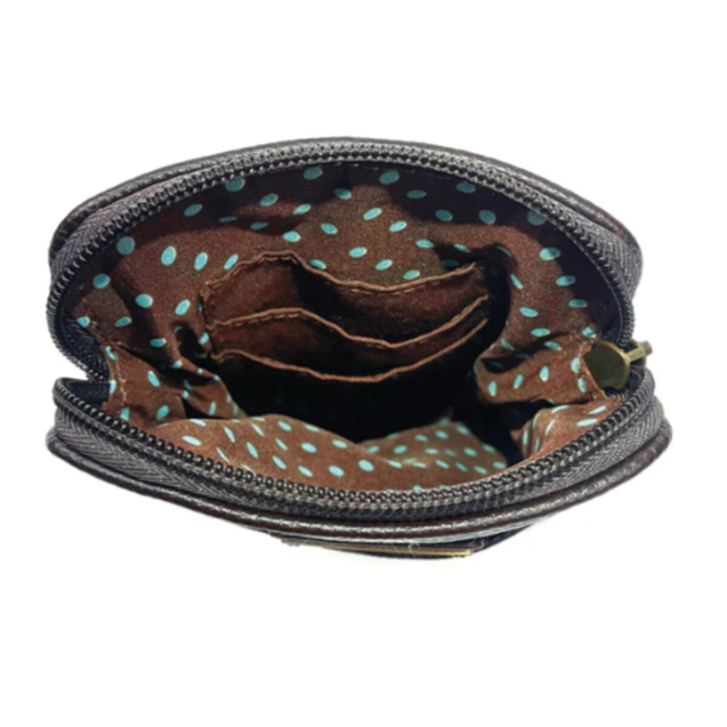 REPEAT CRAB CANVAS HIP BAG - NAVY