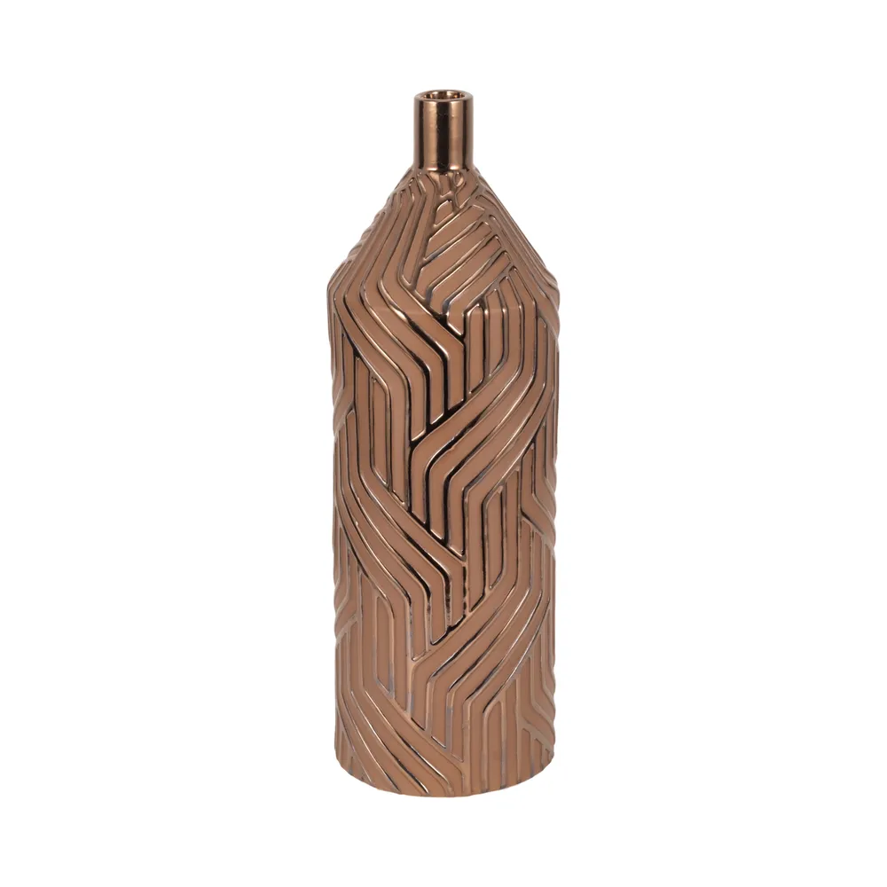 EATONPARK BROWN VASE 22 (IN)