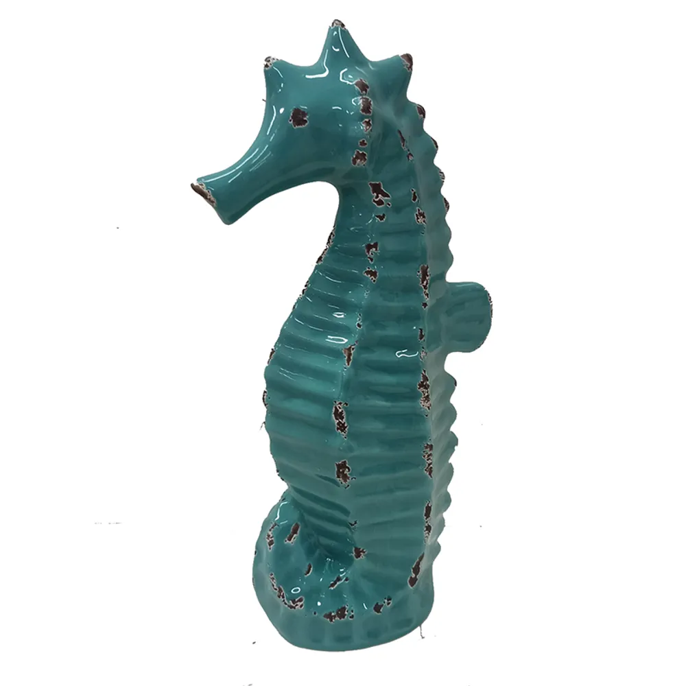 12" GREEN SEAHORSE