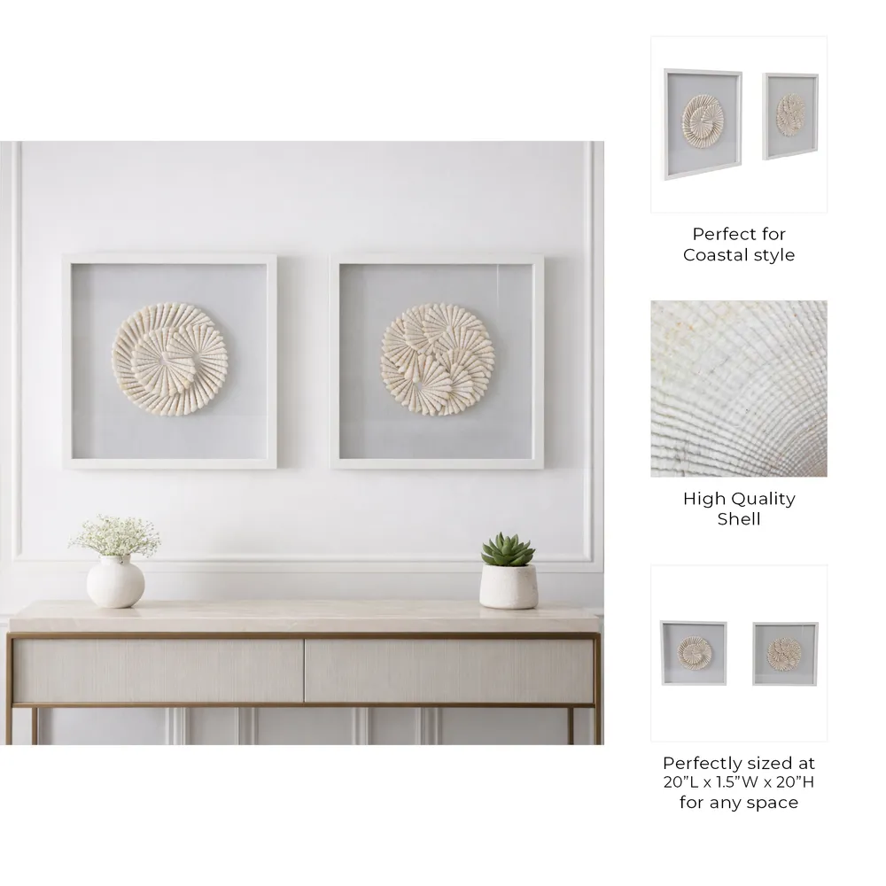 NILEWICK SET OF 2 IVORY ART 20 (IN)
