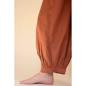 Drawstring Balloon Pant / Cinnamon 3