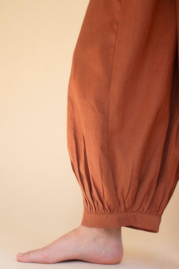 Drawstring Balloon Pant / Cinnamon