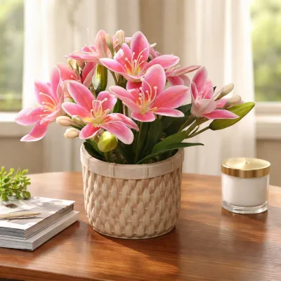 Morning Bloom Pot 10in