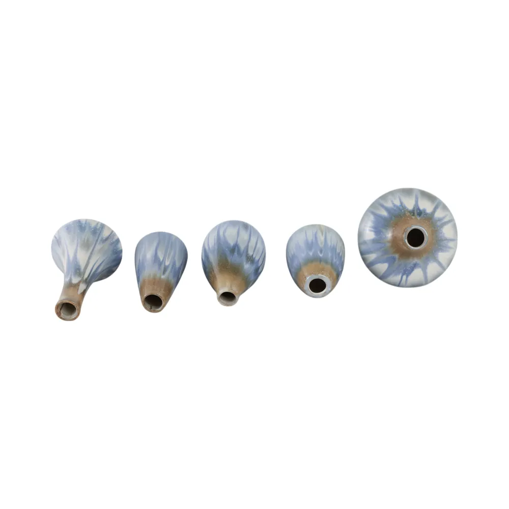 PAXTON SET OF 5 IVORY VASES 8 (IN)