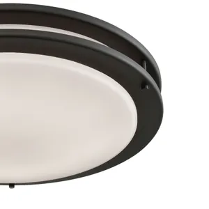Clarion 15'' Wide 1-Light Flush Mount - Oil Rubbed Bronze 4