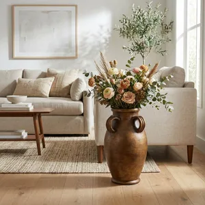 FARROWVIEW GOLD VASE 23 (IN) 12