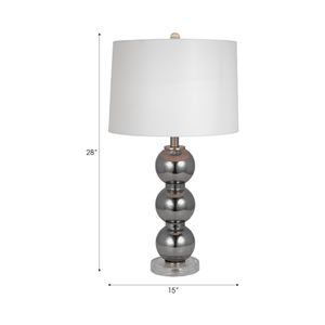 CALTONDALE GRAY LAMP 28 (IN) 9