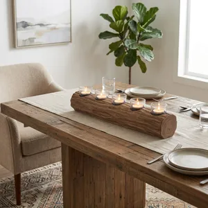 LUKEHAVEN BROWN TEALIGHT HOLDER 5 (IN) 2