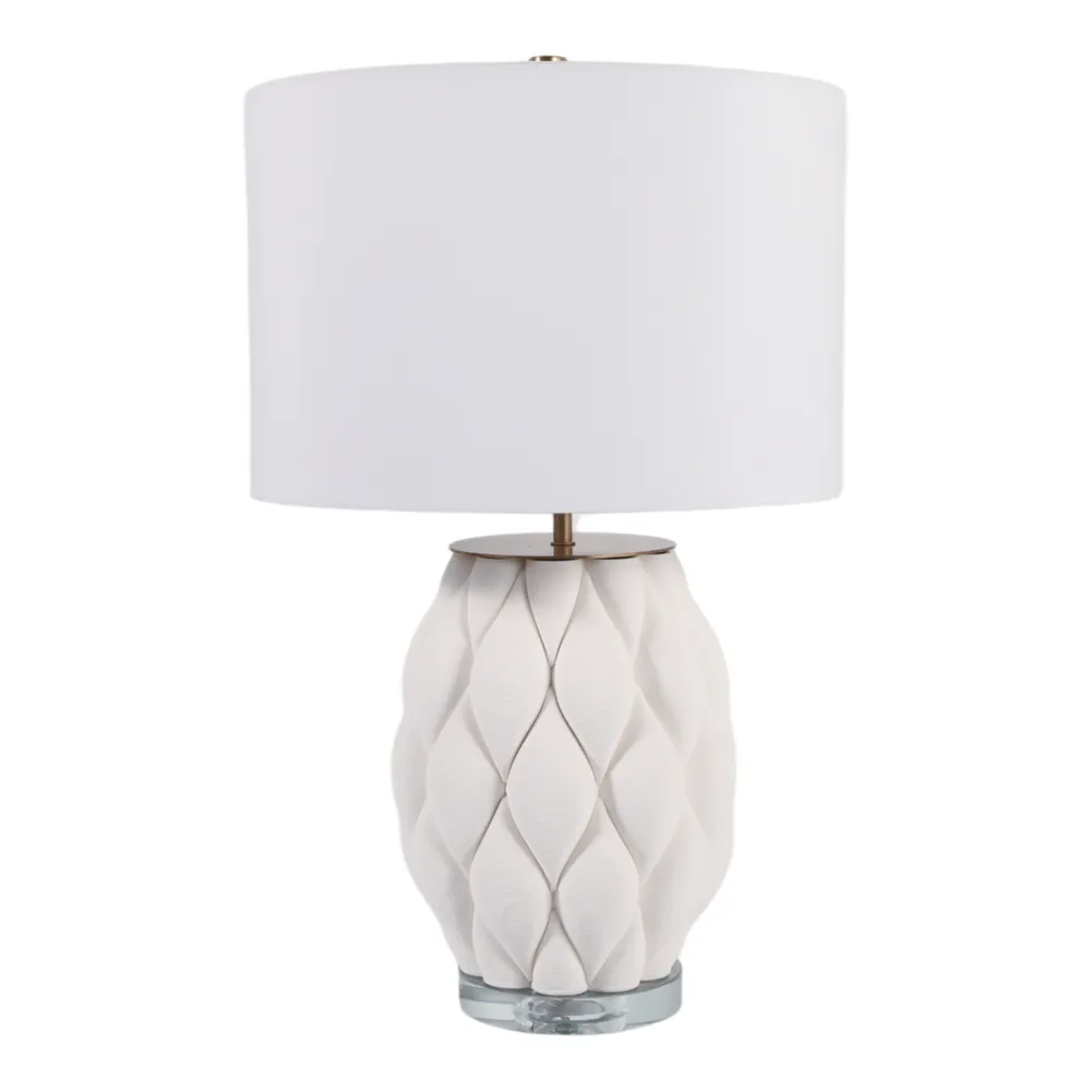 GRANGERMILL IVORY LAMP 24 (IN)