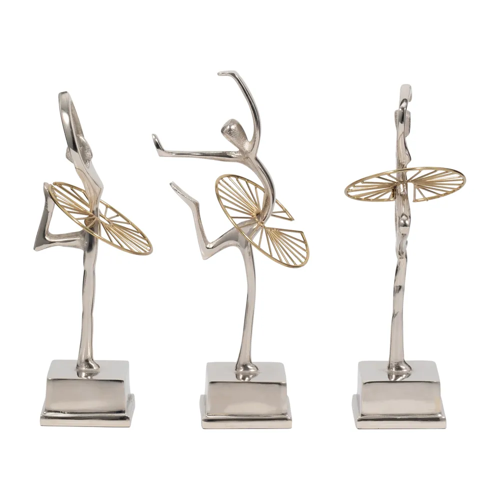 LYNNGROVE SET OF 3 SILVER DECOR 13 (IN)