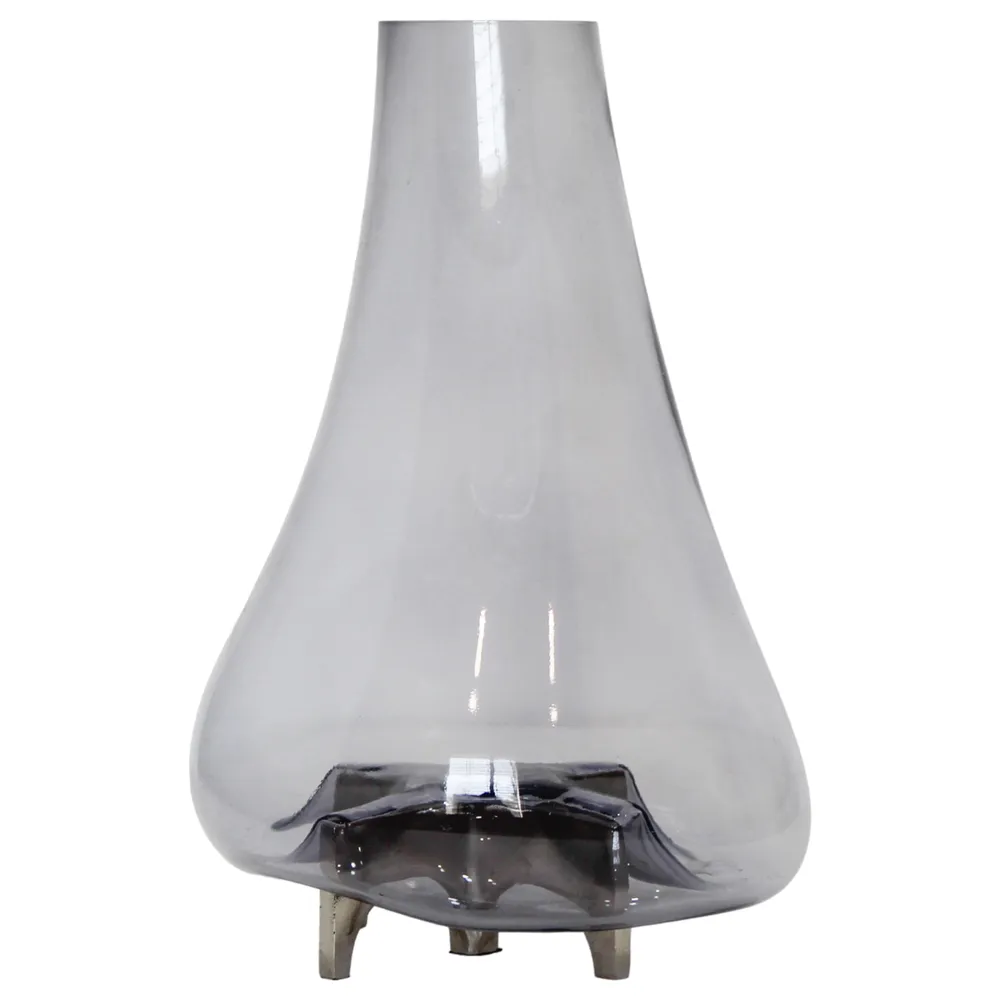 HAYFORDROSE SILVER GLASS VASE 15 (IN)