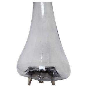 HAYFORDROSE SILVER GLASS VASE 15 (IN) 3