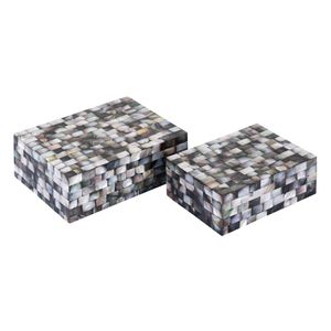 Keshi Box - Set of 2 Mother of Pearl 6