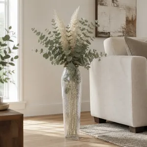 JANEPARK CLEAR GLASS VASE 22 (IN) 13