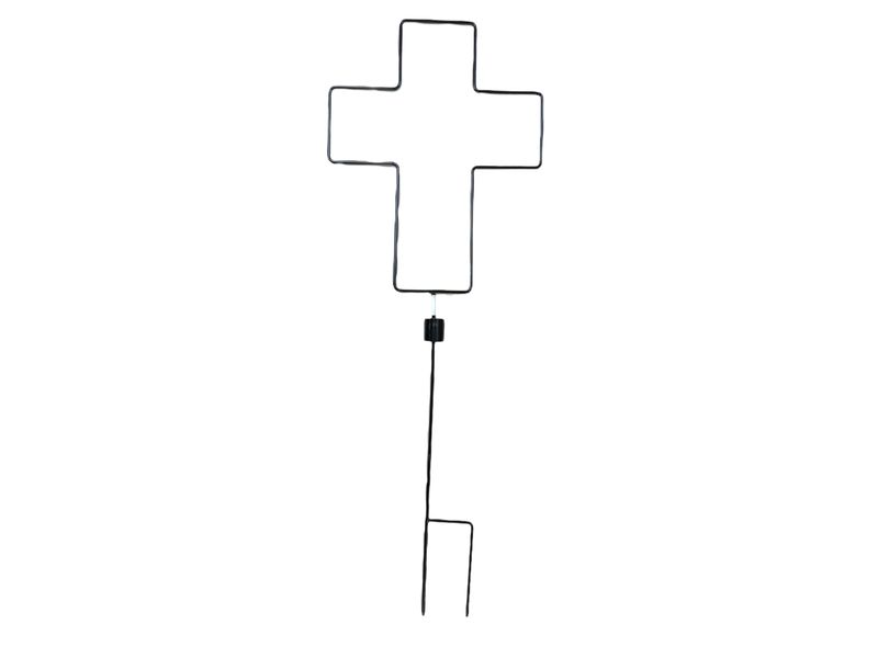 21.75" Metal Cross with Stake 1