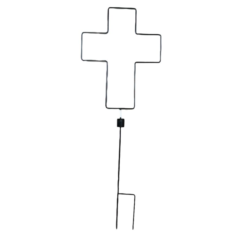 21.75" Metal Cross with Stake