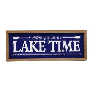 15-1/2" RELAX YOU ARE ON LAKE TIME PLQ 1