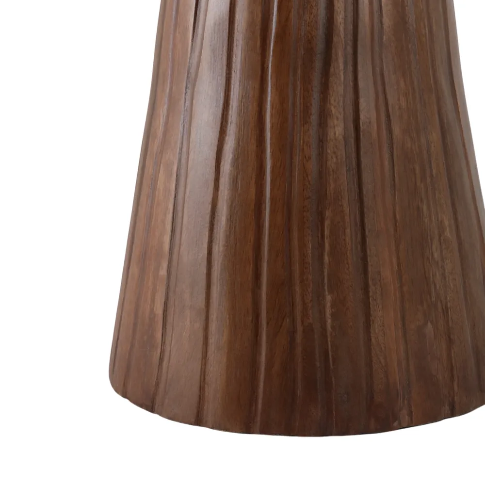 ZEBWAY BROWN TABLE 22 (IN)