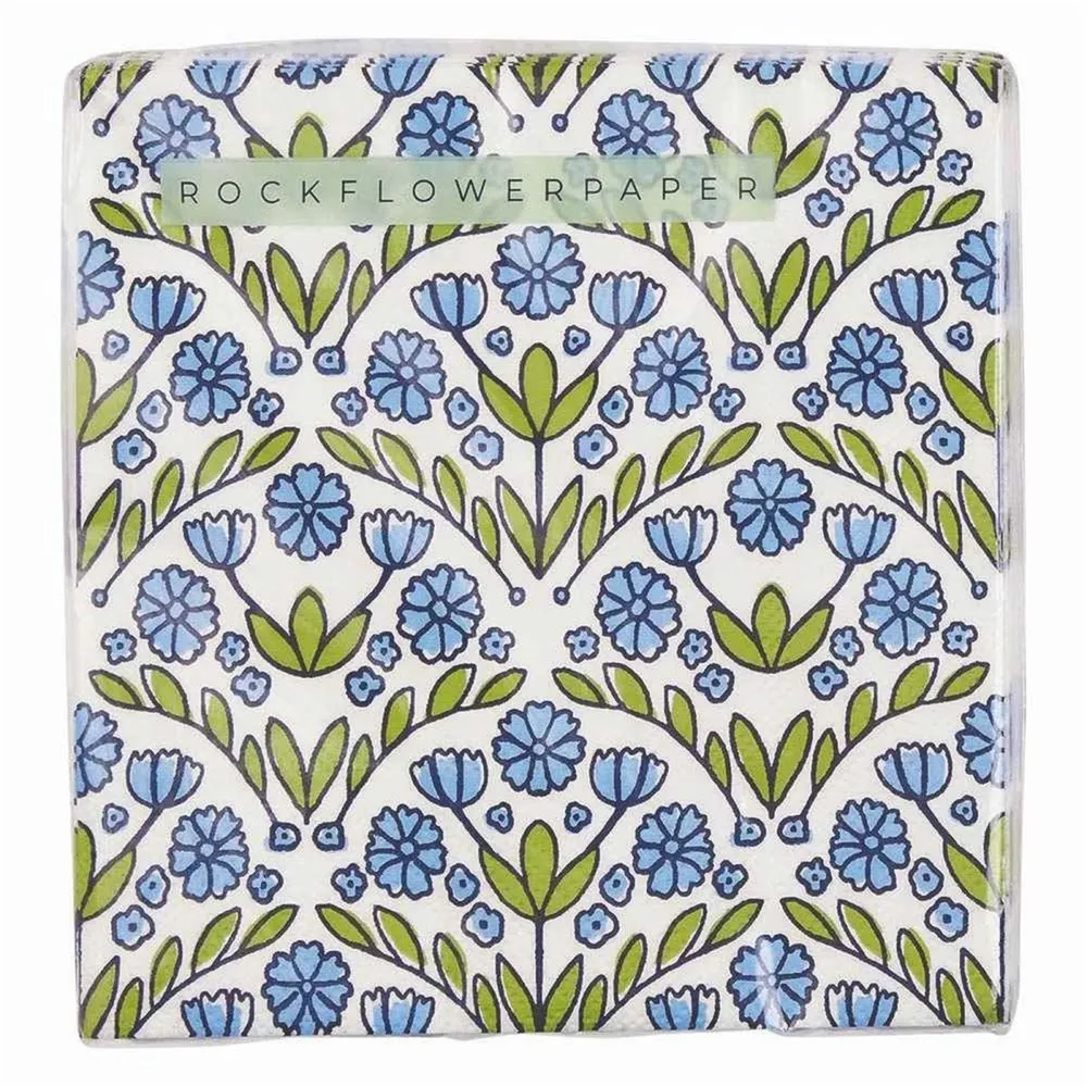 Blaire Blue Paper Cocktail Napkins (Pack of 25)