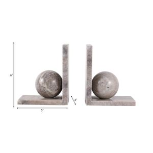 TESSOAK SET OF 2 TAN BOOKENDS 7 (IN) 8
