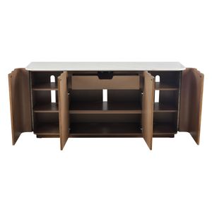 Woodside Credenza - Medium Oak 5