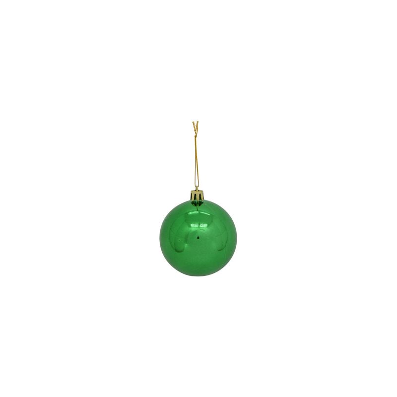 70mm Boxed Ball Ornament Set - Green