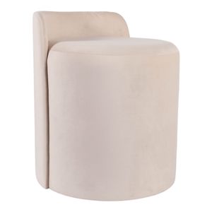 BAYARDMILL WHITE OTTOMAN 22 (IN) 1