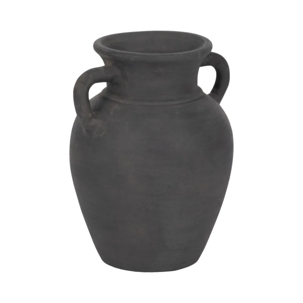 CARLINROSE BLACK VASE 10 (IN)