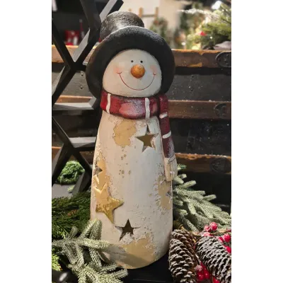 Starlight Snowman 6.3x5.9x15.8in