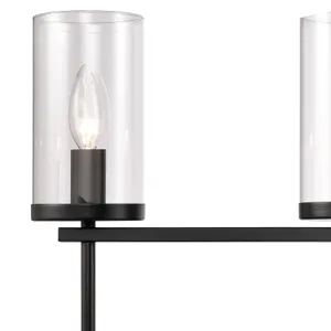 Oakland 32.5'' Wide 4-Light Vanity Light - Black 3