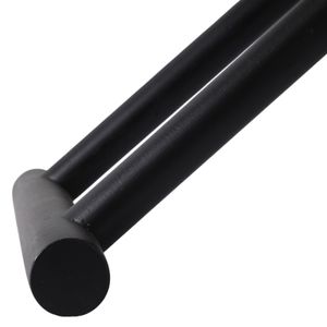 COLBYBEACH BLACK STOOL 16 (IN) 6
