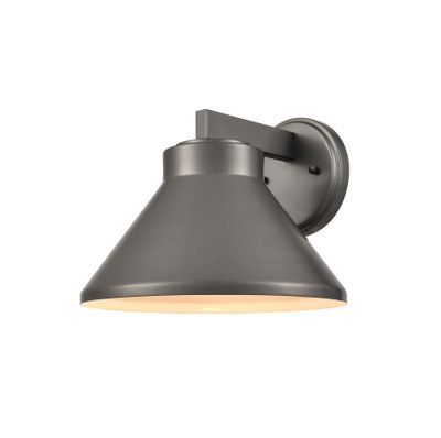 Thane 8.25″ High 1-Light Outdoor Sconce - Hematite