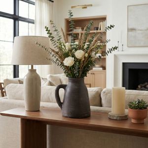 SHERMANCLIFF BROWN VASE 9 (IN) 13