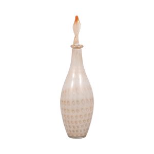 DENTONSHAW IVORY GLASS VASE 23 (IN) 5