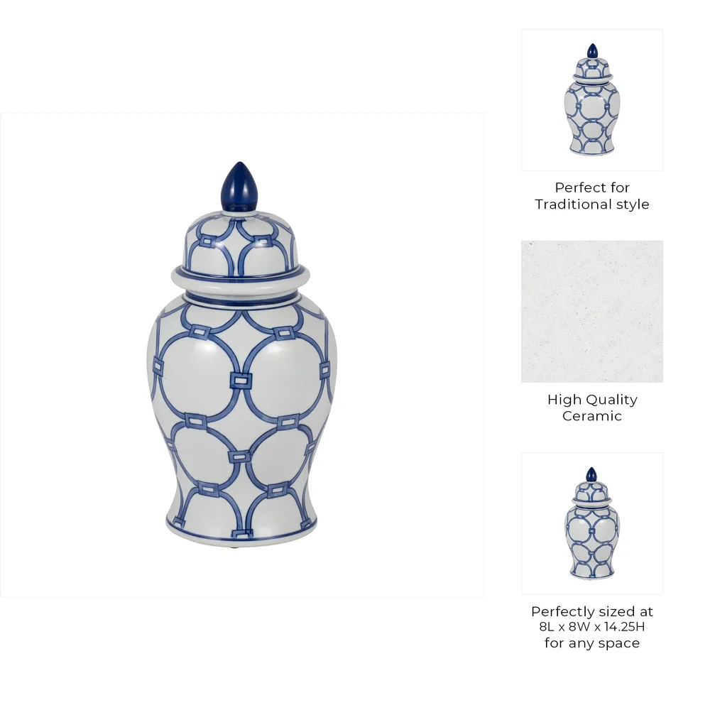 EDGARLEY BLUE CHINOISERIE 15 (IN)