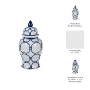 EDGARLEY BLUE CHINOISERIE 15 (IN) 11