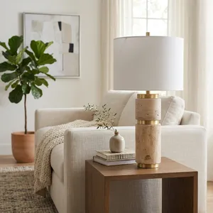 SHAWROSE TAN LAMP 27 (IN) 11