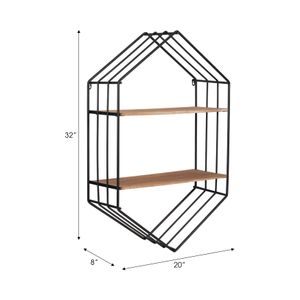 BYRONSIDE BROWN WALL SHELF 32 (IN) 7