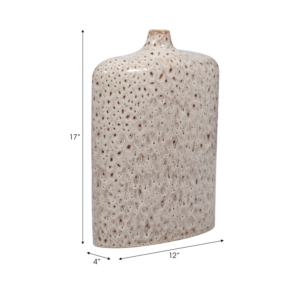KEATONMILL WHITE VASE 17 (IN)