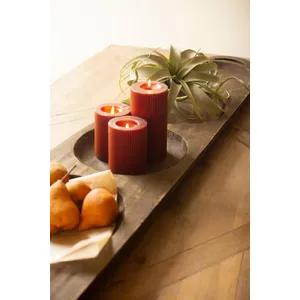 Dark Brown Giant Wood Tray 4