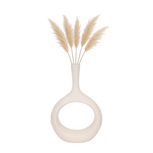 HALSEYOAK WHITE VASE 24 (IN) 3