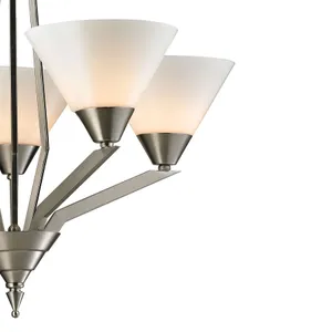 Tribecca 25'' Wide 5-Light Chandelier - Brushed Nickel 4