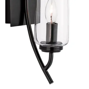Tulip 11.75'' High 1-Light Sconce - Acid Dipped Black 3