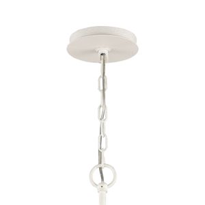 Sea Urchin 34'' Wide 8-Light Chandelier - White Coral 5