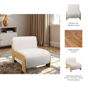HOLTONWOOD IVORY CHAIR 31 (IN) 9